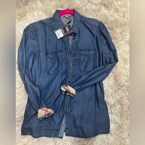 NWT Burberry Brit Denim Shirt
